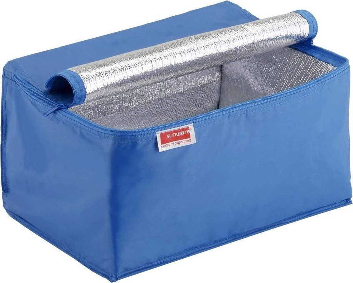 Sunware - Square koeltas blauw - voor vouwkrat 24L - 35,5 x 26,5 x 20 cm Sunware - Square Koeltas Blauw - Voor Vouwkrat 24L - 35,5 X 26,5 X 20 Cm -Bo-Camp Verkoop 1200x961 4