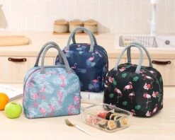 Koeltas - Lunchtas - Volwassenen En Kinderen - Compact & Handig: Zomer - Picknick -School - Lunch - Werk - Zwart Flamingo -Bo-Camp Verkoop 1200x963 2