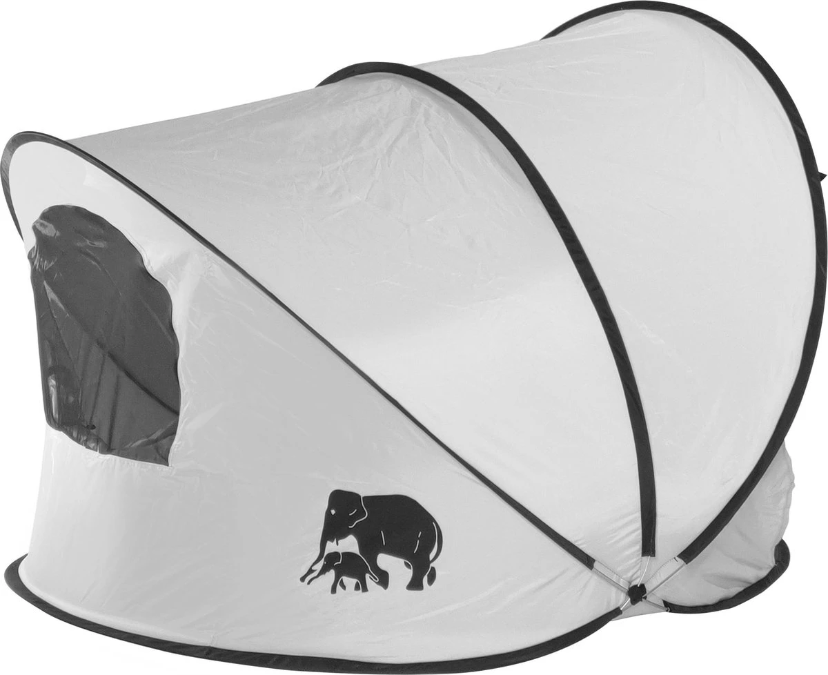 Deryan Luxe Pop Up Strandtent XXL - Anti-UV 50+ - Zilver Deryan Luxe Pop Up Strandtent XXL - Anti-UV 50+ - Zilver -Bo-Camp Verkoop