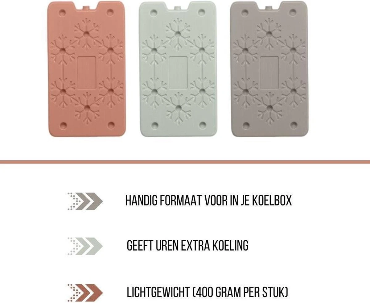 Orange85 Koelelementen - 3 Stuks - 25 x 14 cm - 3 Kleuren - 400 gram Orange85 Koelelementen - 3 Stuks - 25 X 14 Cm - 3 Kleuren - 400 Gram -Bo-Camp Verkoop 1200x982 2