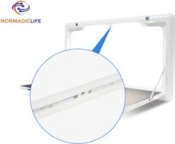 Merkloos NormadicLife® - Outdoor – Opklapbare Tafel - Eettafel – Tafel Voor Buitenkeuken - Caravan – Camper – Picknicktafel - Ingebouwd Ledlicht – Wit -Bo-Camp Verkoop 1200x993 1