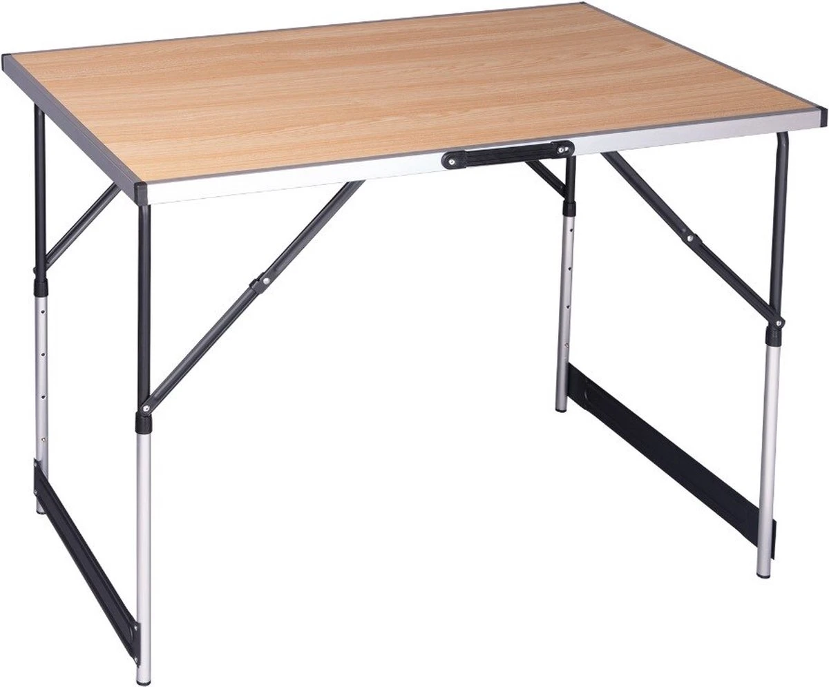 Kamyra® Campingtafel Inklapbaar - Kampeertafel, Partytafel - Opvouwbaar, Lichtgewicht & In Hoogte Verstelbaar - Aluminium/Hout Kamyra® Campingtafel Inklapbaar - Kampeertafel, Partytafel - Opvouwbaar, Lichtgewicht & In Hoogte Verstelbaar - Aluminium/Hout -Bo-Camp Verkoop
