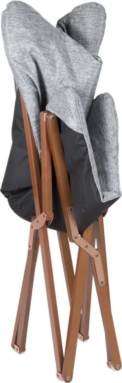 Bo-Camp - Urban Outdoor - Relaxstoel - Bloomsbury - L - Oxford Polyester - Grijs -Bo-Camp Verkoop 382x1200