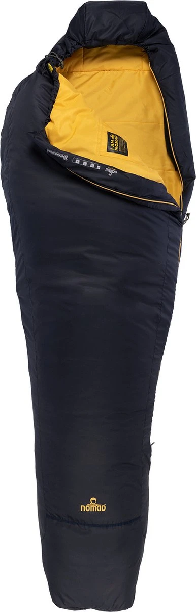 NOMAD Inca 750 - Mummy slaapzak - 210 x 80/50 - Donkerblauw NOMAD Inca 750 - Mummy Slaapzak - 210 X 80/50 - Donkerblauw -Bo-Camp Verkoop