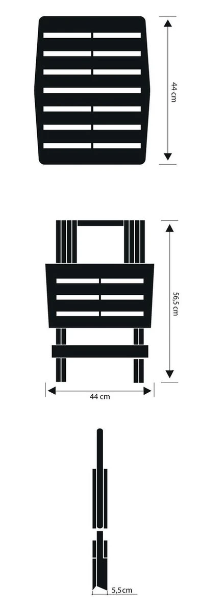 Bijzettafel Adige Wit Kunststof 45x43x50cm GENERIC Bijzettafel Adige Wit Kunststof 45x43x50cm -Bo-Camp Verkoop