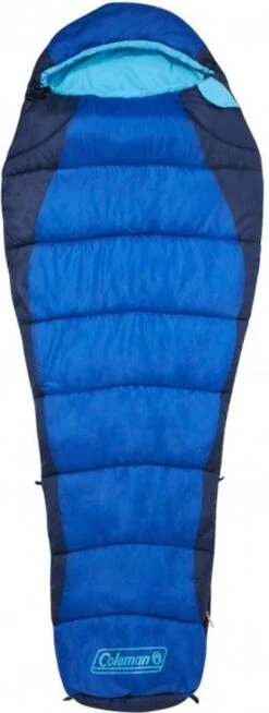 Coleman Fision 100 Mummy Slaapzak - 208 X 81 Cm - Blauw -Bo-Camp Verkoop 453x1200