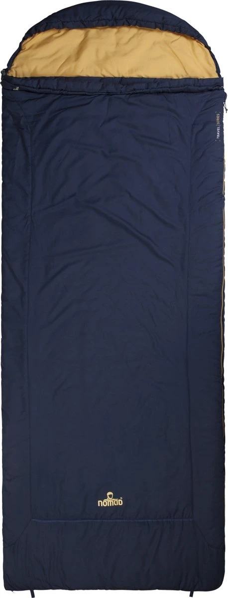 NOMAD® Aztec Comfort Slaapzak | 220x80cm Blauw | Lichtgewicht & Kwalitatief | Dekenmodel Slaapzak | Incl Hoes NOMAD® Aztec Comfort Slaapzak | 220x80cm Blauw | Lichtgewicht & Kwalitatief | Dekenmodel Slaapzak | Incl Hoes -Bo-Camp Verkoop
