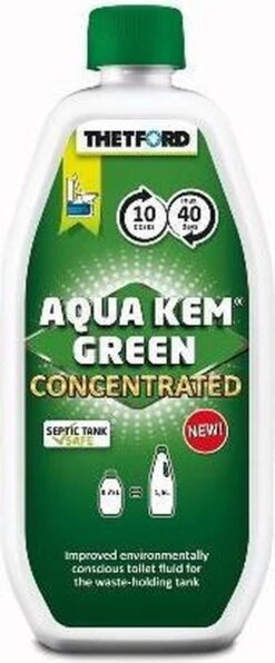 Thetford Aqua Kem Green - Concentrated - 0,75L -Bo-Camp Verkoop 497x1200 1