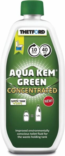 Thetford Aqua Kem Green - Concentrated - 0,75L -Bo-Camp Verkoop 501x1200 1