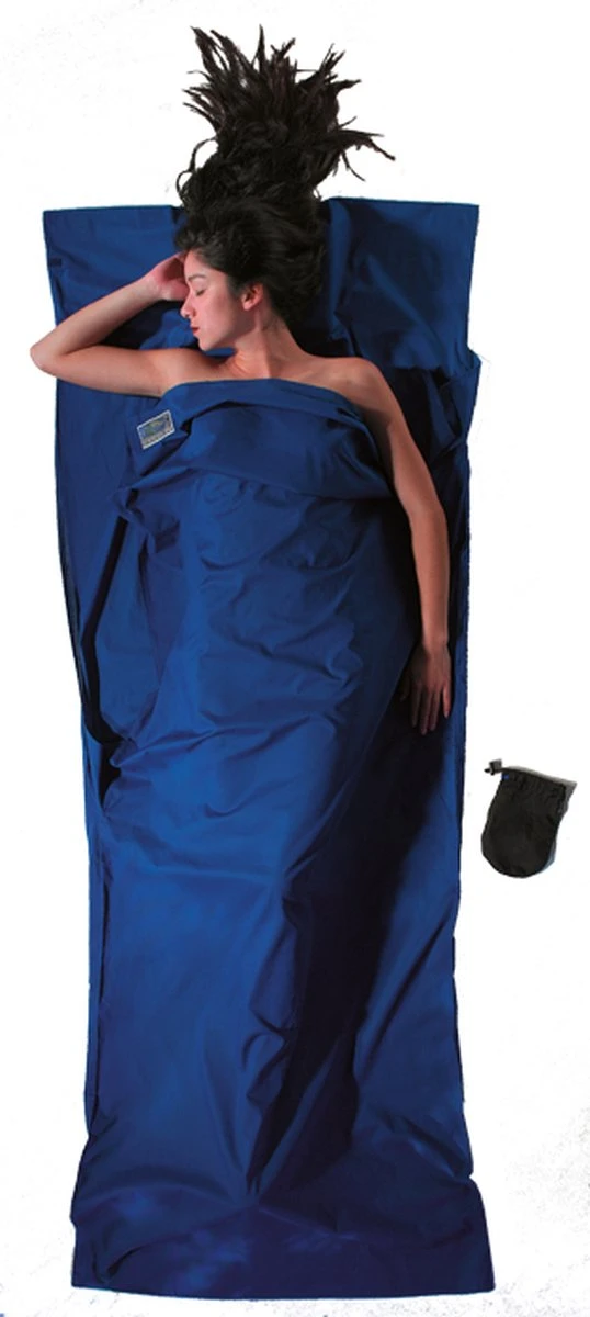 Cocoon TravelSheet - Lakenzak - Katoen - Ultramarine Blue Cocoon TravelSheet - Lakenzak - Katoen - Ultramarine Blue -Bo-Camp Verkoop 538x1200 1