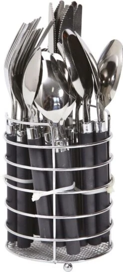 Bo-Camp - Bestekset - In Mandje - 24-Delig - 6 Persoons -Bo-Camp Verkoop 544x1200 1