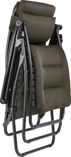 Lafuma RSX Clip Air Comfort - Relaxstoel - Verstelbaar - Inklapbaar- Zero Gravity - Taupe -Bo-Camp Verkoop 547x1200