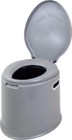 NordFalk Draagbaar Campingtoilet 6 Liter - Camping Toilet Met Binnenemmer - Incl. Deksel En Rolhouder -Bo-Camp Verkoop 617x1200