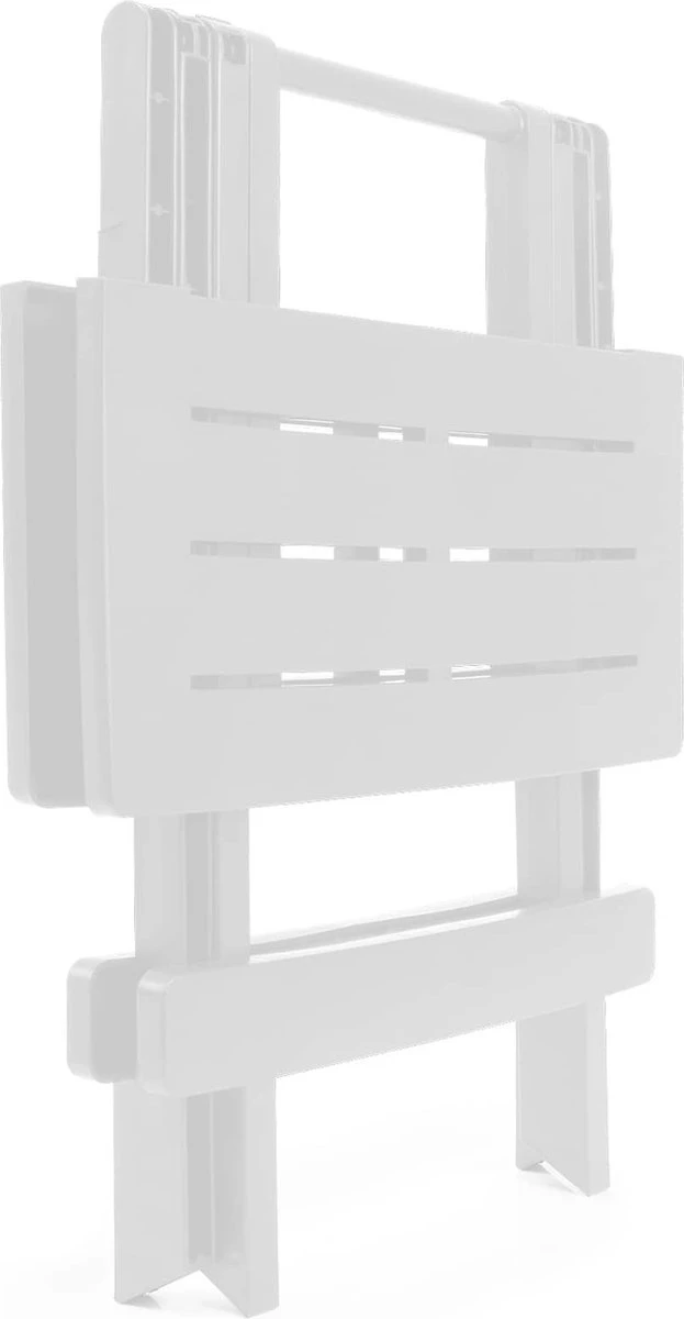 Bijzettafel Adige Wit Kunststof 45x43x50cm GENERIC Bijzettafel Adige Wit Kunststof 45x43x50cm -Bo-Camp Verkoop