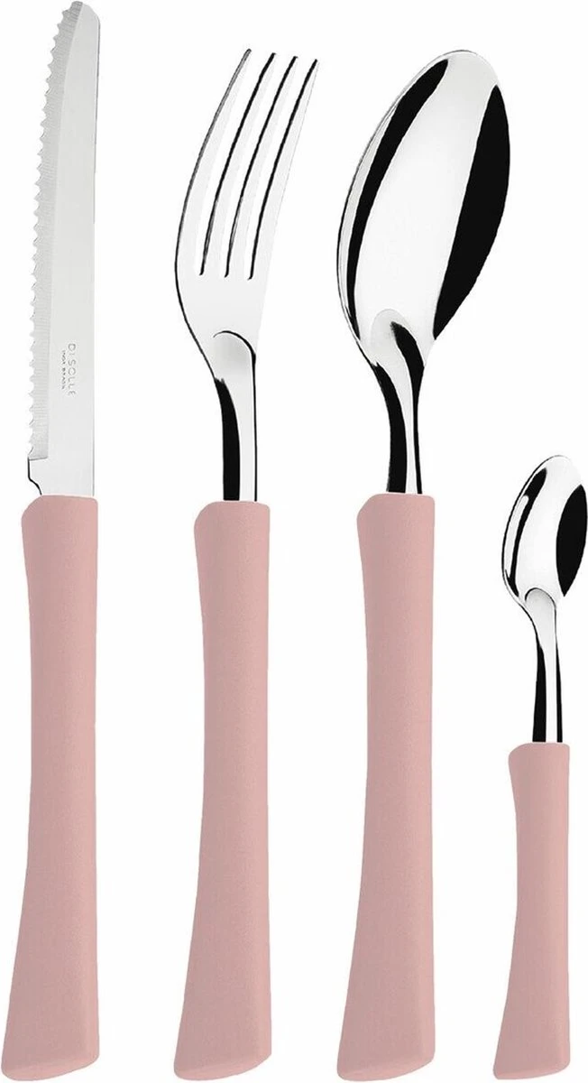 Di Solle Inova D - 6 Persoons Bestekset - Handige Opbergbak met Raspdeksel - 26 Delig - Baby Pink Di Solle Inova D - 6 Persoons Bestekset - Handige Opbergbak Met Raspdeksel - 26 Delig - Baby Pink -Bo-Camp Verkoop 652x1200 1