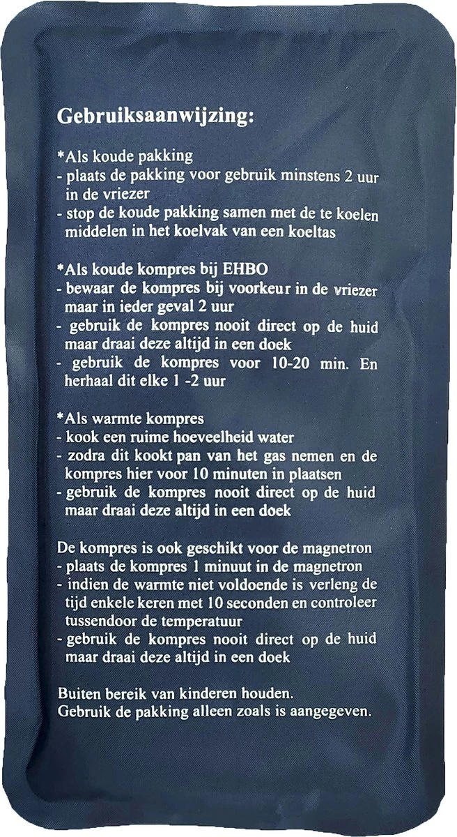 Platte Koelelementen - 3 stuks - Hot / Cold Pack - 10 x 20 cm - 180 gram - coolpack / Icepack - voor bij blessures / koeltas Platte Koelelementen - 3 Stuks - Hot / Cold Pack - 10 X 20 Cm - 180 Gram - Coolpack / Icepack - Voor Bij Blessures / Koeltas -Bo-Camp Verkoop