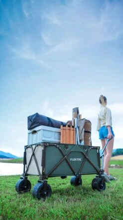 Flextail Gear Bolderkar Opvouwbaar Ezy Wagon - Tot 100KG - Wielen Loskoppelbaar - Zwart 4 Flextail Gear Bolderkar Opvouwbaar Ezy Wagon - Tot 100KG - Wielen Loskoppelbaar - Zwart -Bo-Camp Verkoop 674x1200 10