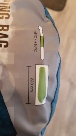 Max Ranger - XL Mummieslaapzak Blauw 220 X 80 Cm - Extra Grote Mummieslaapzak - XL Mummie Slaapzak Blauw -Bo-Camp Verkoop 674x1200