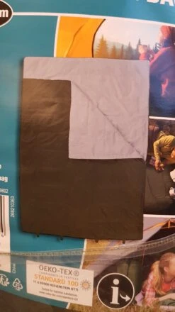 Froyak - 2-persoons Slaapzak XXL Groen 225 X 150 Cm - 2 Persoons Slaapzak Envelop Model Extra Large -Bo-Camp Verkoop 674x1200 4