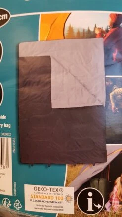 Froyak - 2-persoons Slaapzak XXL Groen 225 X 150 Cm - 2 Persoons Slaapzak Envelop Model Extra Large -Bo-Camp Verkoop 674x1200 7