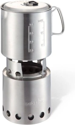 Solo Stove Lite Draagbare Kooktoestel. Geen Vloeibare Brandstof Nodig. Krachtige Efficiënte Houtverbranding En Weinig Rook. Voor 1-2 Personen, 304 Roestvrijstaal, Compact ⌀ 10,8 Cm, Hoogte 14,5 Cm, 255g. -Bo-Camp Verkoop 722x1200 2