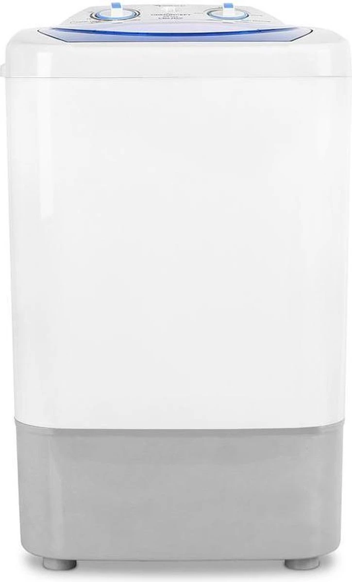 oneConcept SG002 Mini-Waschmaschine voor 2,8 kg - 250W wasvermogen - 2 programma's - waterdicht - wit OneConcept SG002 Mini-Waschmaschine Voor 2,8 Kg - 250W Wasvermogen - 2 Programma's - Waterdicht - Wit -Bo-Camp Verkoop 725x1200 1