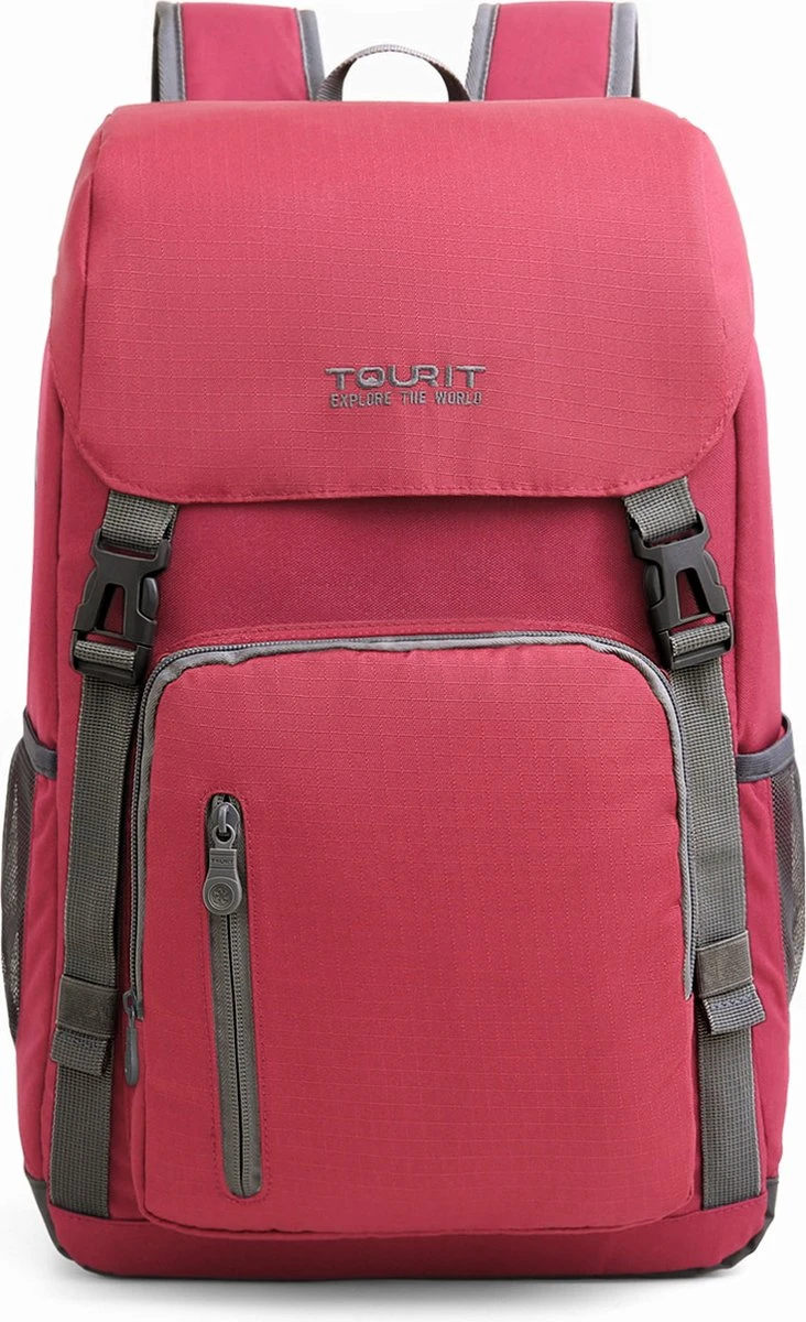 Tourit - Koeltas Rugzak (25L) - Geschikt voor 21 Blikjes - Lunchtas voor Dames en Heren - Rood Tourit - Koeltas Rugzak (25L) - Geschikt Voor 21 Blikjes - Lunchtas Voor Dames En Heren - Rood -Bo-Camp Verkoop 732x1200 2