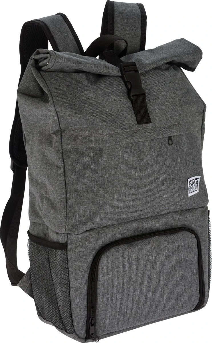 Rugtas/rugzak grijs - 30 x 12 x 60 cm - 20 liter - Met koel voorvakje - Koelrugzak Merkloos Rugtas/rugzak Grijs - 30 X 12 X 60 Cm - 20 Liter - Met Koel Voorvakje - Koelrugzak -Bo-Camp Verkoop 743x1200 2