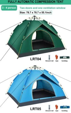 Fish Life Waterdichte Tent - Lichtgewicht Tent - Tent Voor 2-4 Personen - 200*200*140 Cm - Outdoor Camping Tent - Licht Blauw 4 Fish Life Waterdichte Tent - Lichtgewicht Tent - Tent Voor 2-4 Personen - 200*200*140 Cm - Outdoor Camping Tent - Licht Blauw -Bo-Camp Verkoop 758x1200 3