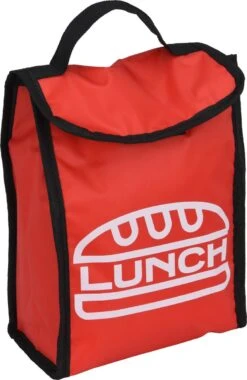 Excellent Houseware Kleine Koeltas Voor De Lunch Medicijnen Of Sixpack Kleur Rood 24 X 18 X 10 Cm Van 4 Liter - Koeltassen