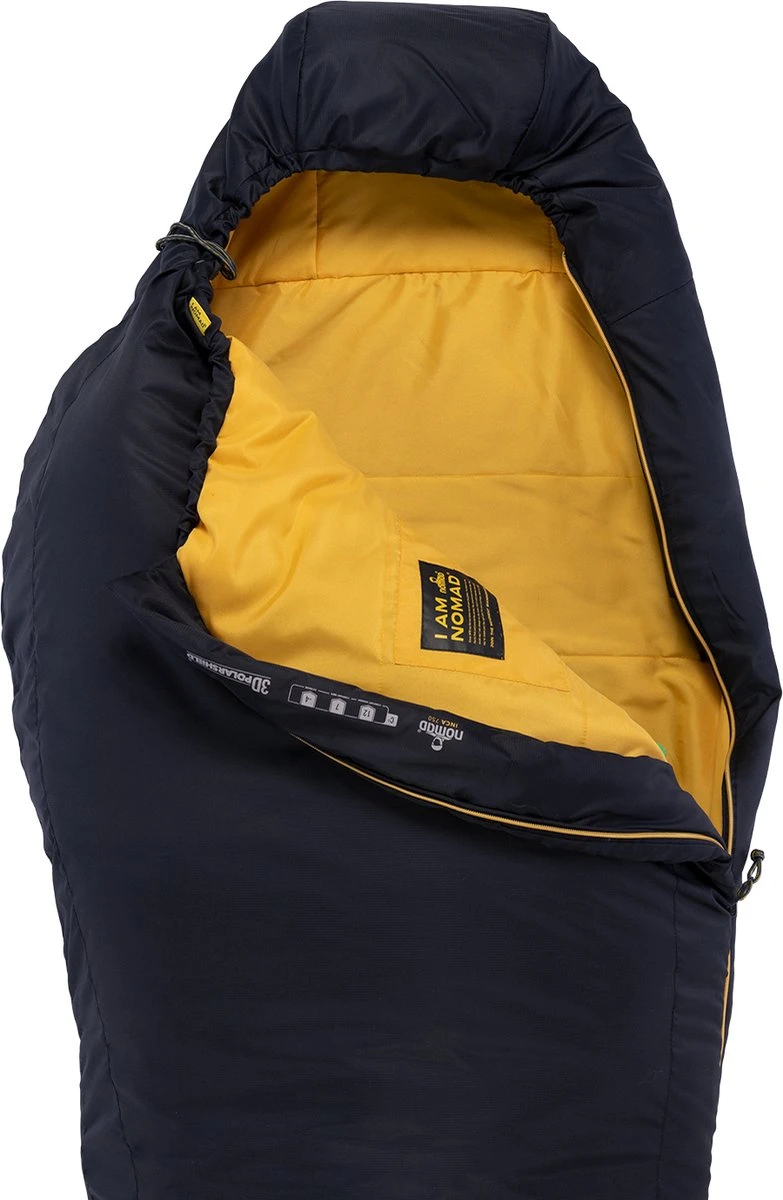 NOMAD Inca 750 - Mummy slaapzak - 210 x 80/50 - Donkerblauw NOMAD Inca 750 - Mummy Slaapzak - 210 X 80/50 - Donkerblauw -Bo-Camp Verkoop