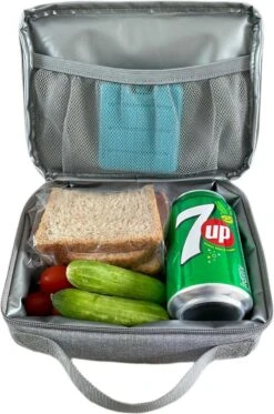 Brisby 4 Laags Geïsoleerde Koeltas - Lunchtas 1.5 Liter - Lichtgrijs -Bo-Camp Verkoop 794x1200 30
