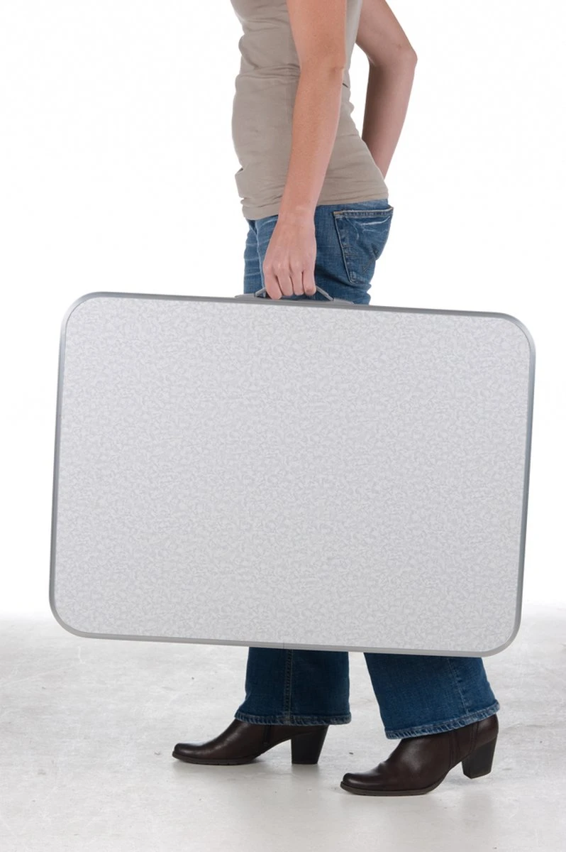 Campingtafel - opklapbaar - 75 x 55 x 70 cm - compact - met handvat Merkloos Campingtafel - Opklapbaar - 75 X 55 X 70 Cm - Compact - Met Handvat -Bo-Camp Verkoop