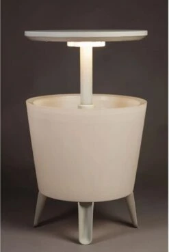 Keter Coolbar Partytafel – Lichtgevend - 49,5x49,5x57cm - Wit -Bo-Camp Verkoop 804x1200 7