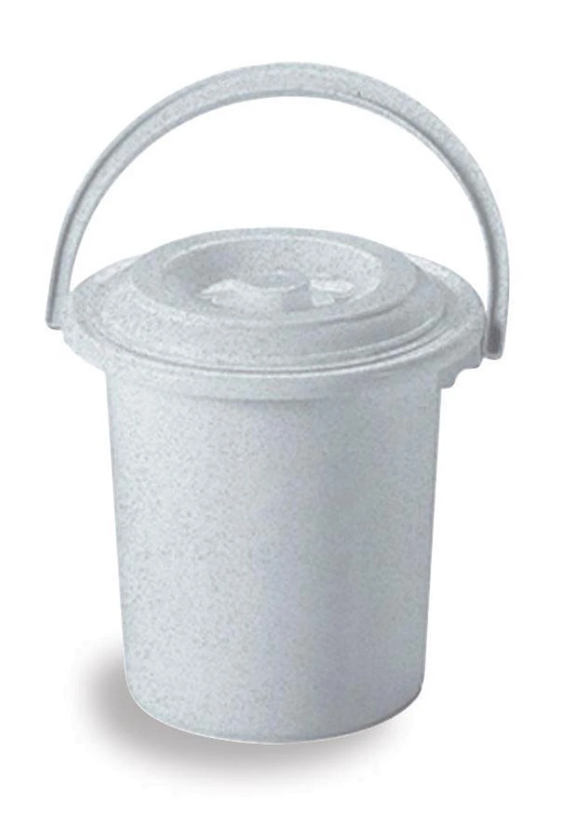 Curver Camping Toiletemmer - met Deksel - 5 l - Ø 23,5 cm - Lichtgrijs Curver Camping Toiletemmer - Met Deksel - 5 L - Ø 23,5 Cm - Lichtgrijs -Bo-Camp Verkoop 812x1200 1