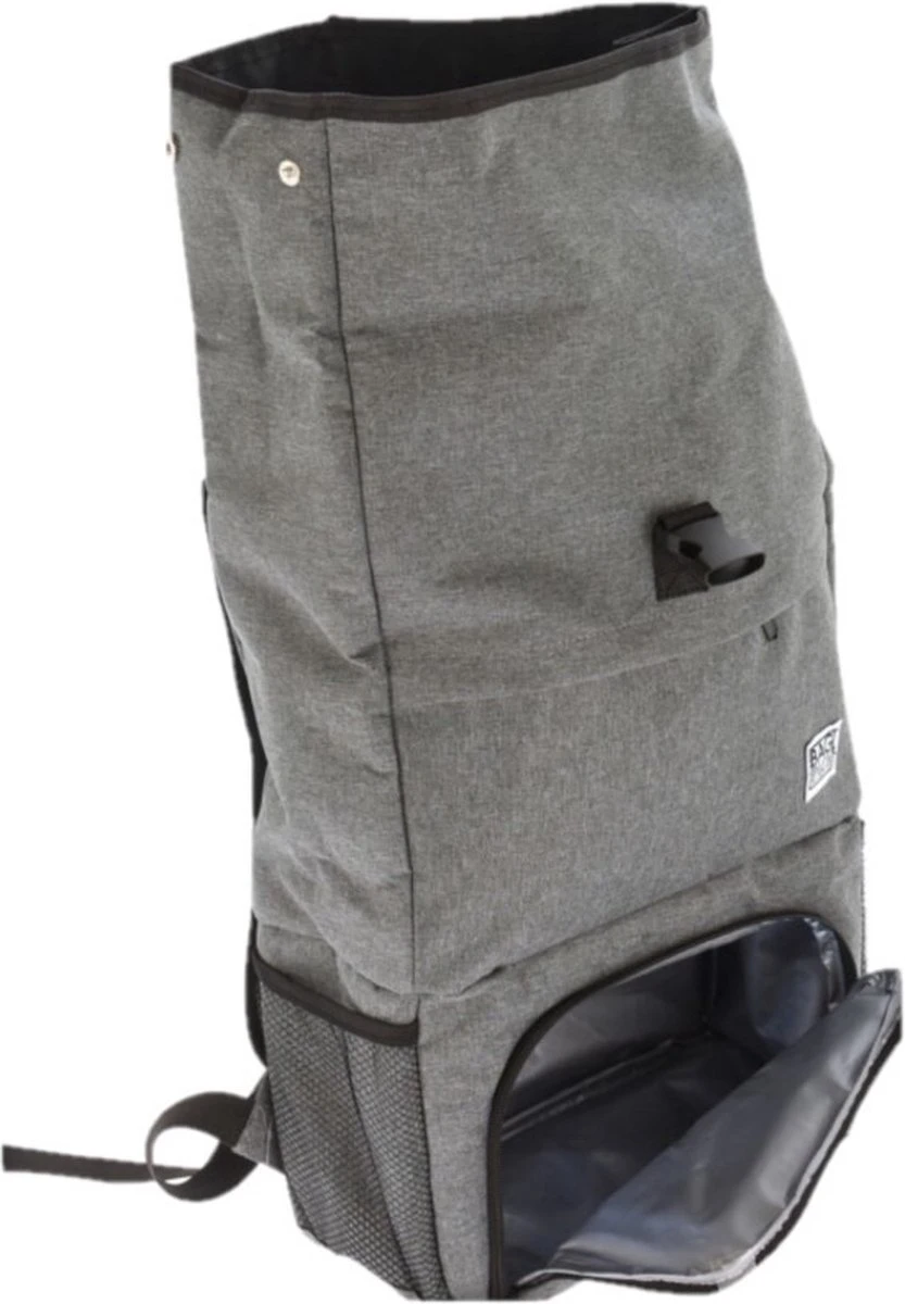 Rugtas/rugzak grijs - 30 x 12 x 60 cm - 20 liter - Met koel voorvakje - Koelrugzak Merkloos Rugtas/rugzak Grijs - 30 X 12 X 60 Cm - 20 Liter - Met Koel Voorvakje - Koelrugzak -Bo-Camp Verkoop 833x1200 4