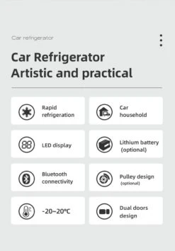 Alpicool 55L - Koelkast/vriezer - 12V-24V/230V - Compressor - APP - Voor Auto En Huis - Outdoor Camping Benodigdheden 4 Alpicool 55L - Koelkast/vriezer - 12V-24V/230V - Compressor - APP - Voor Auto En Huis - Outdoor Camping Benodigdheden -Bo-Camp Verkoop 837x1200 2