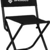Springos Campingstoel | Kampeerstoel | Vouwstoel | Klapstoel | Zwart