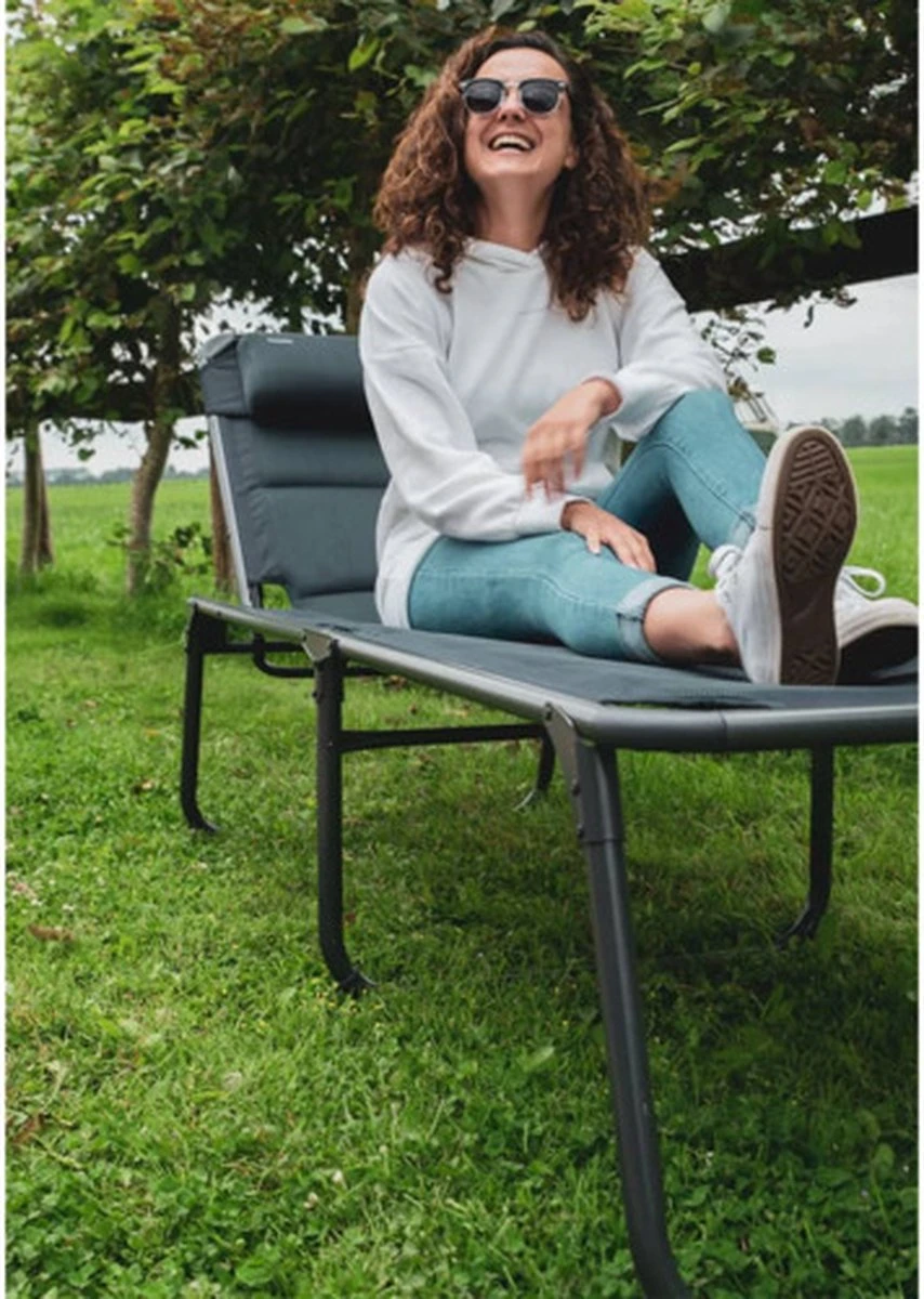 Travellife Barletta Ligbed - Antraciet / Donkergrijs Travellife Barletta Ligbed - Antraciet / Donkergrijs -Bo-Camp Verkoop