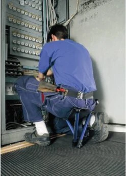 Walkstool - 3-Poots Krukje - Comfort 55 Cm - Verstelbaar - Zwart -Bo-Camp Verkoop 865x1200