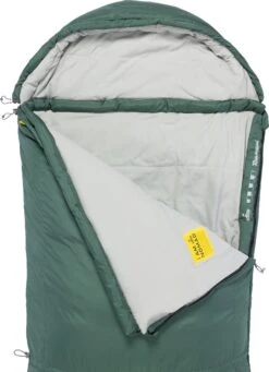 NOMAD® Triple-S Premium Plus Slaapzak (Links) | 220x80cm Groen | Lichtgewicht & Kwalitatief | Slaapzak | Incl Hoes -Bo-Camp Verkoop 869x1200