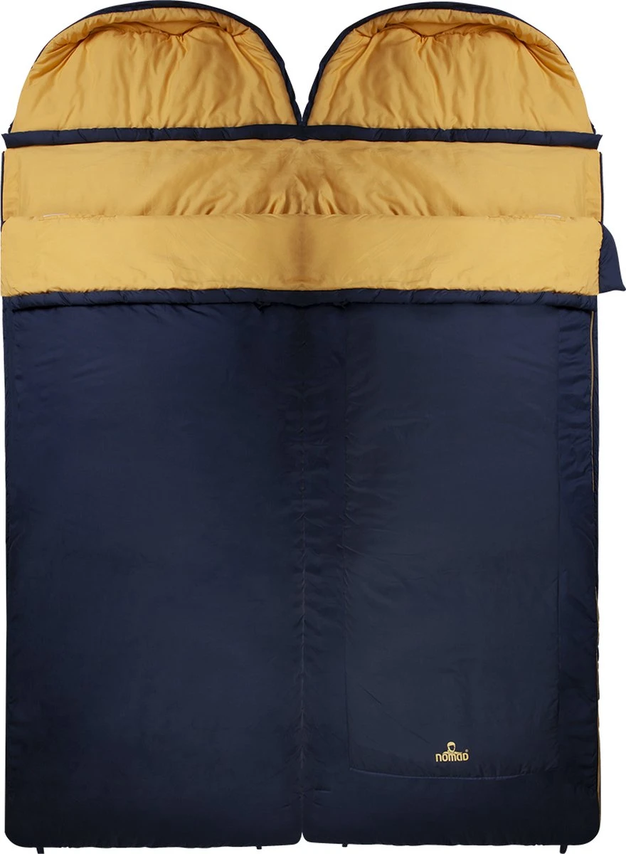 NOMAD® Aztec Comfort Slaapzak | 220x80cm Blauw | Lichtgewicht & Kwalitatief | Dekenmodel Slaapzak | Incl Hoes NOMAD® Aztec Comfort Slaapzak | 220x80cm Blauw | Lichtgewicht & Kwalitatief | Dekenmodel Slaapzak | Incl Hoes -Bo-Camp Verkoop