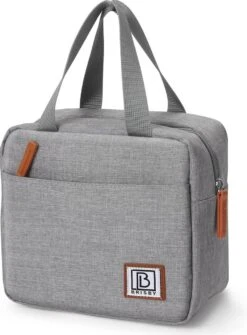 Brisby 4 Laags Geïsoleerde Koeltas - Lunchtas 4 Liter - Lichtgrijs -Bo-Camp Verkoop 886x1200 4