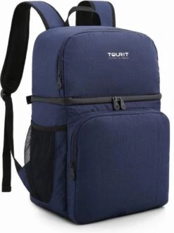 Koeltas Rugzak (28L) - 16 Blikjes - Lunchtas Voor Dames En Heren - Picknicktas - Blauw 6 Koeltas Rugzak (28L) - 16 Blikjes - Lunchtas Voor Dames En Heren - Picknicktas - Blauw -Bo-Camp Verkoop 895x1200 3