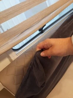 Bankhoes Voor Camper / Mobilhome / Caravan Carré Stretch Badstofhoes Per Stuk Kleur Antraciet Universeel Model -Bo-Camp Verkoop 900x1200 3