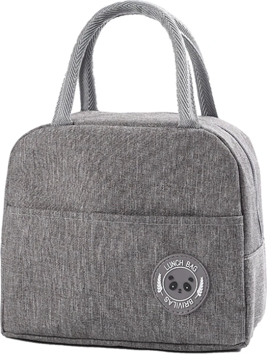 Lunch Bag - Grijs | Koeltas | Polyester / Nylon | 23x15x20 cm | Fashion Favorite Lunch Bag - Grijs | Koeltas | Polyester / Nylon | 23x15x20 Cm | Fashion Favorite -Bo-Camp Verkoop 903x1200 2