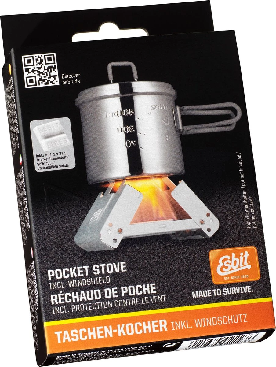 Esbit Brander Pocket Stove M - Incl 2x27 gr Esbit Blokjes - Compact Esbit Brander Pocket Stove M - Incl 2x27 Gr Esbit Blokjes - Compact -Bo-Camp Verkoop 904x1200 2