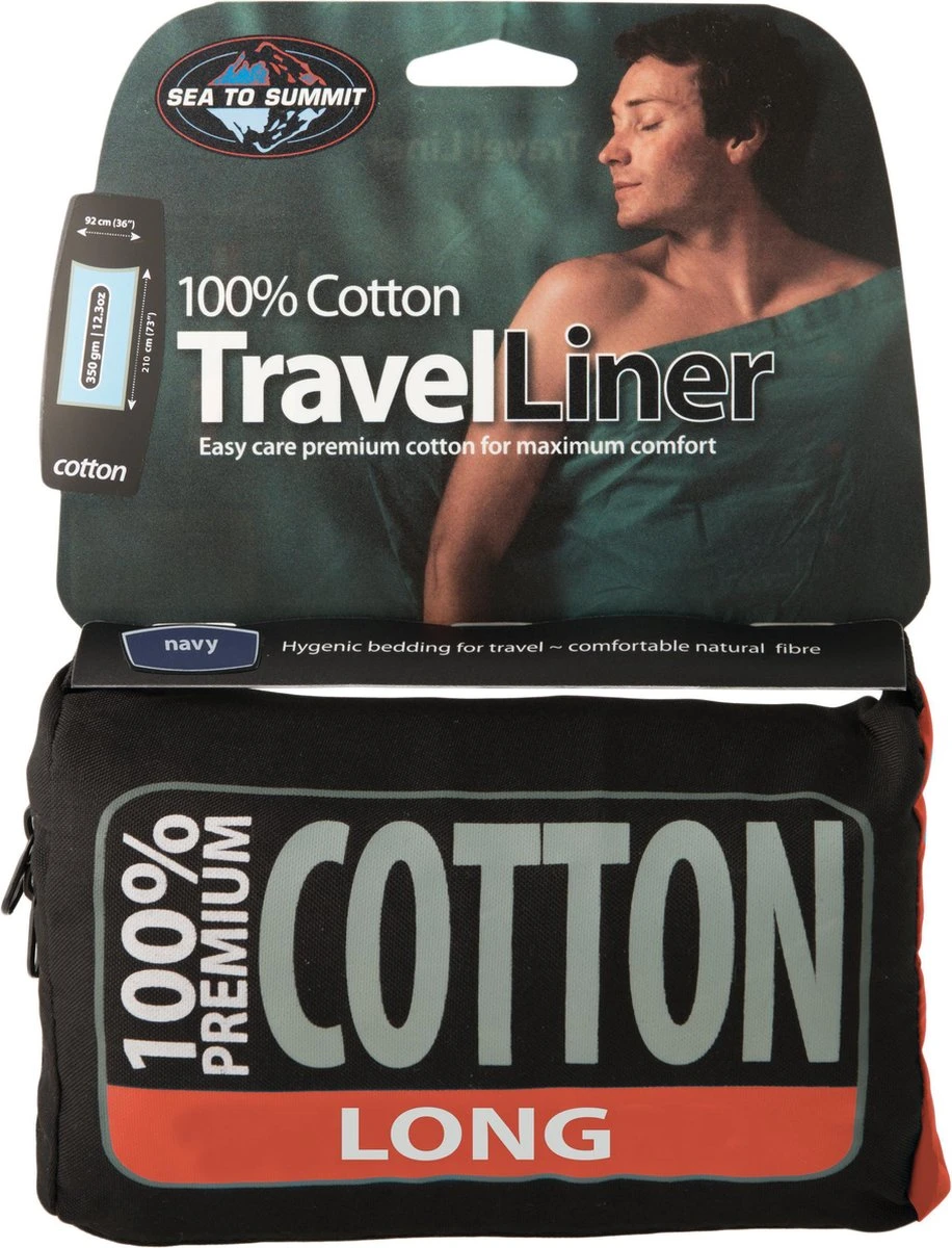 Sea to Summit - Premium Cotton Liner - Lakenzak - Katoen - Oceaan Blauw - Recht model lang Sea To Summit - Premium Cotton Liner - Lakenzak - Katoen - Oceaan Blauw - Recht Model Lang -Bo-Camp Verkoop 916x1200 2