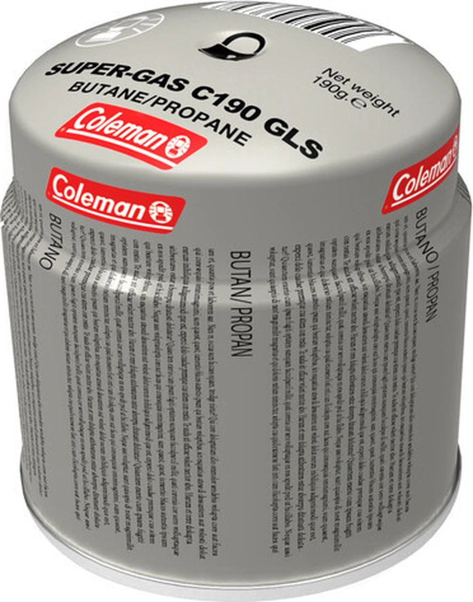 Prik gas cartouche met veiligheidsventiel 190g - Cosiscoop Gaslantaarn - Metaal - Coleman Prik Gas Cartouche Met Veiligheidsventiel 190g - Cosiscoop Gaslantaarn - Metaal - -Bo-Camp Verkoop 943x1200 2