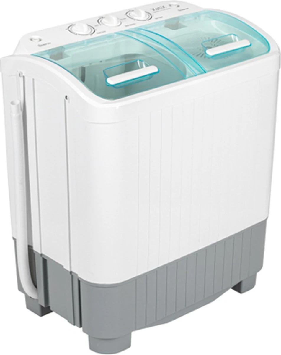 XatiX - Mini wasmachine met dubbele trommel 5,6 kg - Toerental 1400 XatiX - Mini Wasmachine Met Dubbele Trommel 5,6 Kg - Toerental 1400 -Bo-Camp Verkoop 952x1200 2